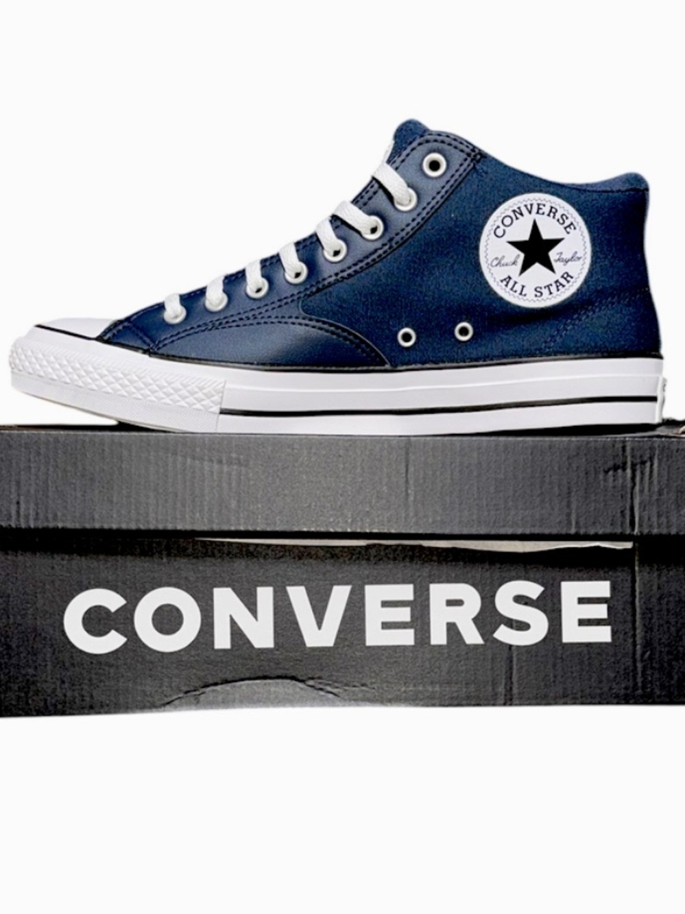 Converse Chuck Taylor All Star Malden Street Mid Sneaker A11706F Men’s Navy NIB - Picture 3 of 15